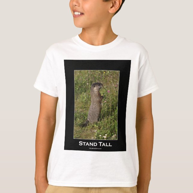 Gult-Belllied Marmot Gifts T-shirt (Framsida)