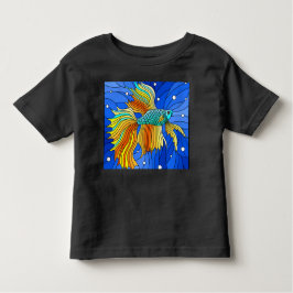 Gult Betta Fish Fighting Fish Fighting T Shirt
