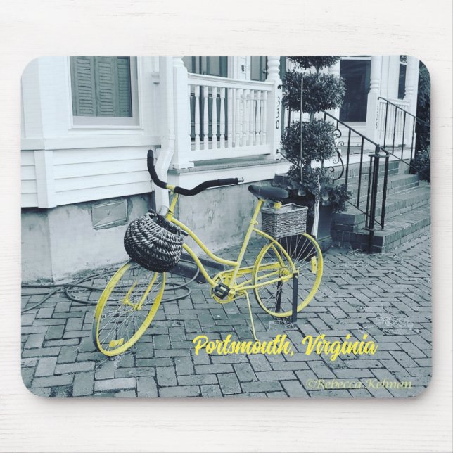 Gult Bicycle Musmatta (Framsidan)