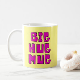 Gult Big Hug Kaffemugg