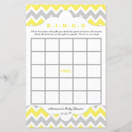 Gult Bingo purse babydusch TVÅ GAME SET