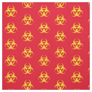 Gult Biohazard Symbol Tyg