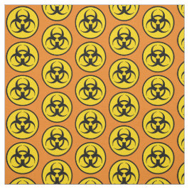 Gult Biohazard Symbol Tyg