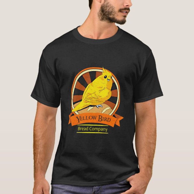 Gult Bird Bread Company T Shirt (Framsida)
