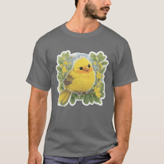 Gult Bird-gåva T Shirt