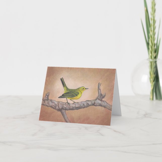 Gult Bird Helgkort (Framsida)