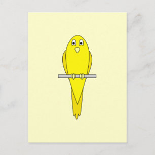 Gult Bird. Kanarieöarna. Vykort