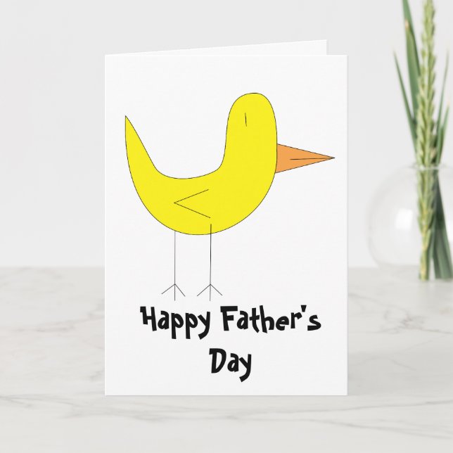 Gult Bird Kort (Framsida)