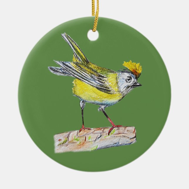 Gult Bird Ornament (Framsidan)