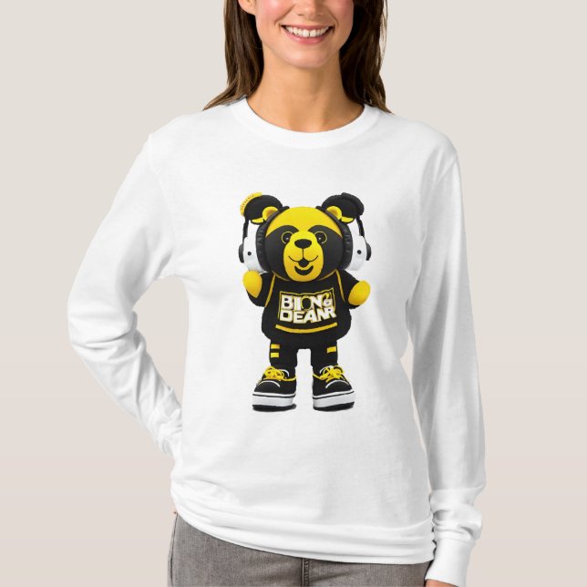 gult björn t shirt (Framsida)