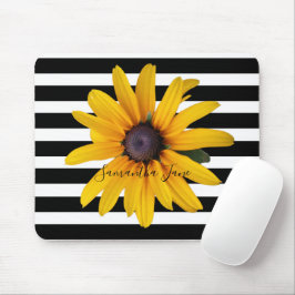 Gult Black-Eyed Susan Photo Black Rand Mouse P Musmatta
