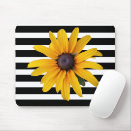 Gult Black-Eyed Susan Photo Black Rand Musmatta