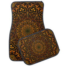 Gult Black Golden Ornate Mandala