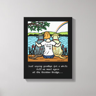 Gult & Black Labrador Änglar och Mamma 3 Canvas