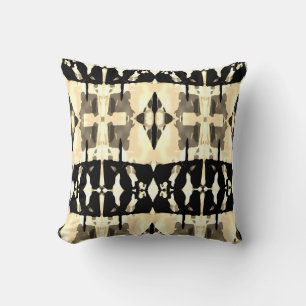 Gult Black Taupe Mediterranean Large Mosaics Kudde