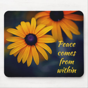 Gult Blackeyed Susan Garden Flower Motivational Musmatta