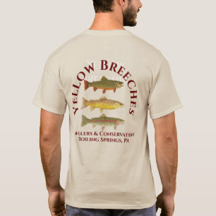 Gult Bläddrar Angler Shirt T