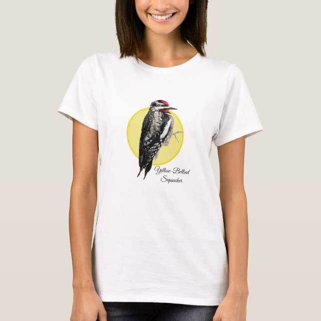 Gult-Blått Sapsucker T Shirt (Framsida)