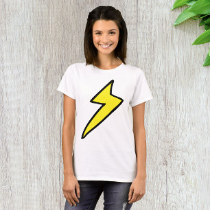 Gult Blixt Bolt T Shirt