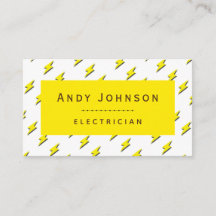 Gult Blixt Mönster Electrical Service Power