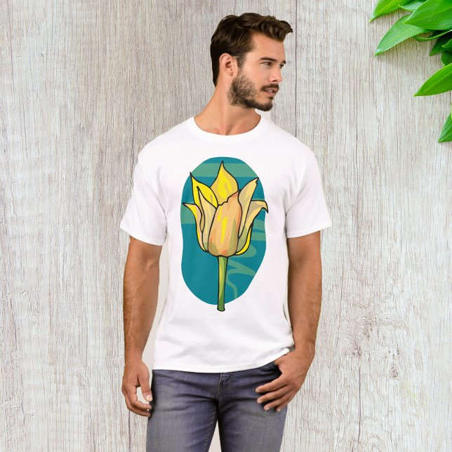 Gult blomma t shirt (Skapare uppladdad)