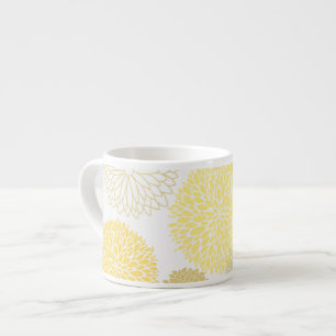 Gult Blommigt Espresso Mugg Espressomugg