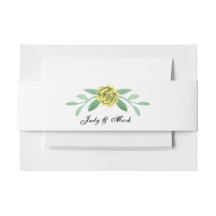 Gult Blommigt Greenery Foliage