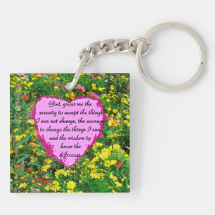 GULT BLOMMIGT SERENITY PRAYER PHOTO