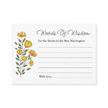 Gult Blommigt Vine Möhippa Wisdom Cards