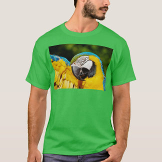 Gult Blue amp Grönt Parrot T Shirt
