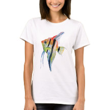 Gult Blue Fish Dam T-shirt