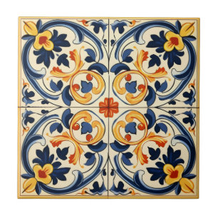 Gult Blue Italy Tile Kakelplatta
