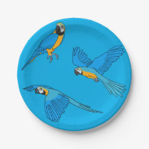 Gult Blue Macaw