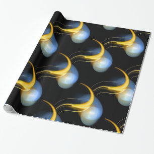 GULT BLUE WHITE ALIEN PEARLS PRESENTPAPPER