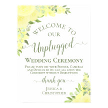 Gult Boho Chic Ro Unplugged Bröllop Ceremony