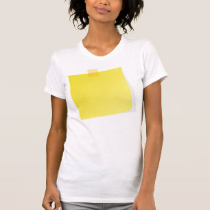 Gult Bokför anteckning Kompenser T-Shirt