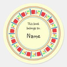 Gult-bokplåt med färgstark gräns