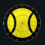 Gult, boll anpassningsbar, ritbord darttavla<br><div class="desc">Gult Ttennis boll anpassningsbar-ritbord. Noveltyns ritbord med anpassad design. Anpassa med text valfritt. Färg kan också ändras. Coolans väggdekoder för hem,  kontor,  klubb,  party etc.</div>