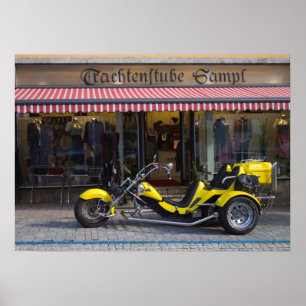 Gult Boom Trike Poster