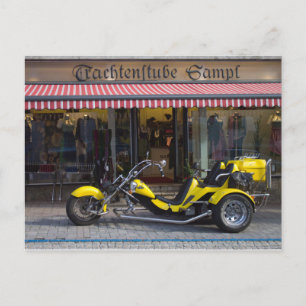 Gult Boom Trike Vykort