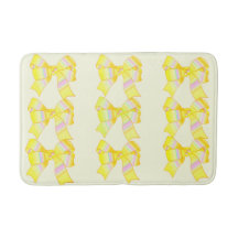 Gult Bows Bath Mat