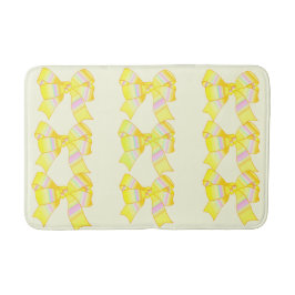 Gult Bows Bath Mat Badrumsmatta