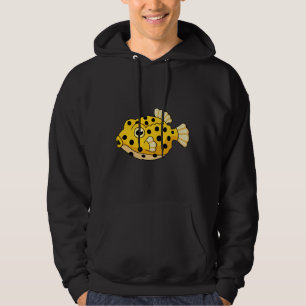 Gult Box-fisk Hoodie