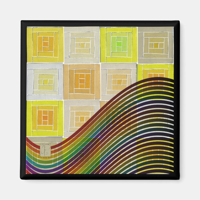 Gult Boxes Magnet (Framsidan)