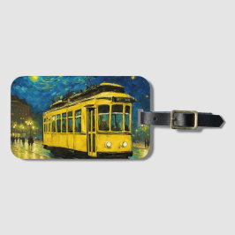 gult-bricka på en stjärnnatt - Budapest Bagagebricka