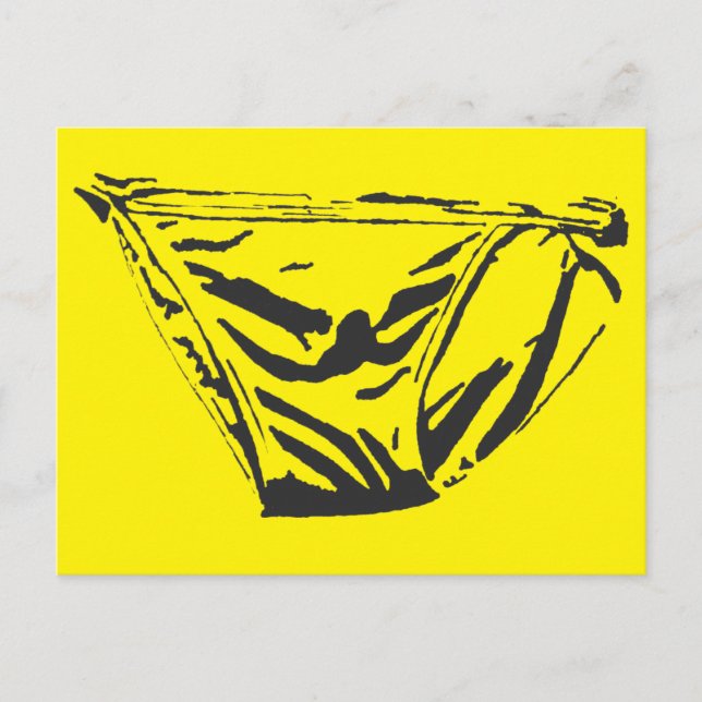 Gult Briefs vykort (Framsida)