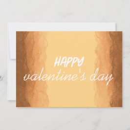 Gult - Brown Valentine Day Julkort