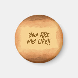 Gult - Brown Valentine Day Magnet