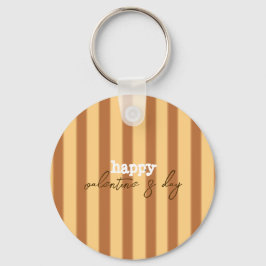 Gult - Brown Valentine Day Nyckelring