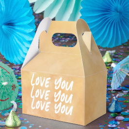Gult - Brown Valentine Day Presentaskar
